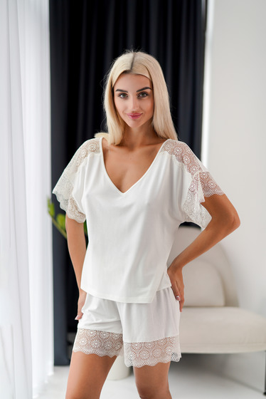 Піжама з віскози Bohdana з мереживом